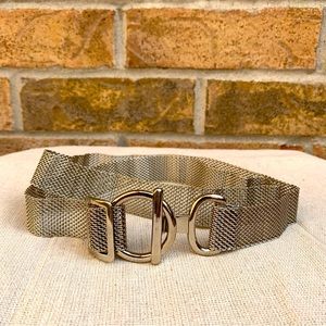 Silver Mesh Belt